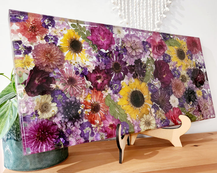 A Story in Bloom | Large Flower Preservation Board