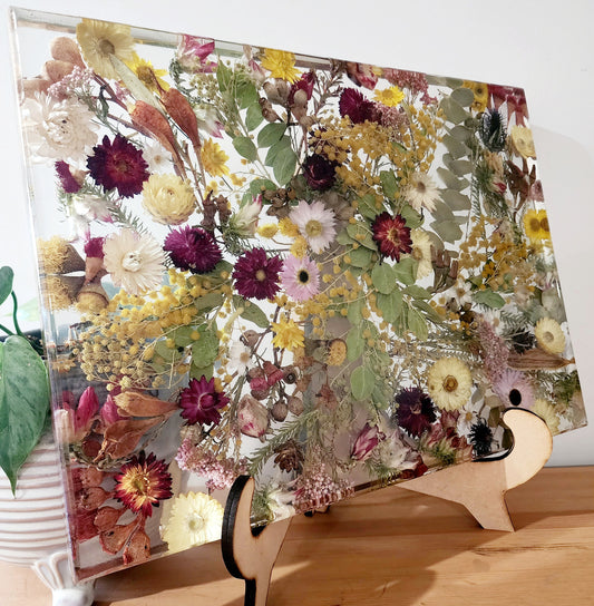Small Flower Board Bouquet Preservation